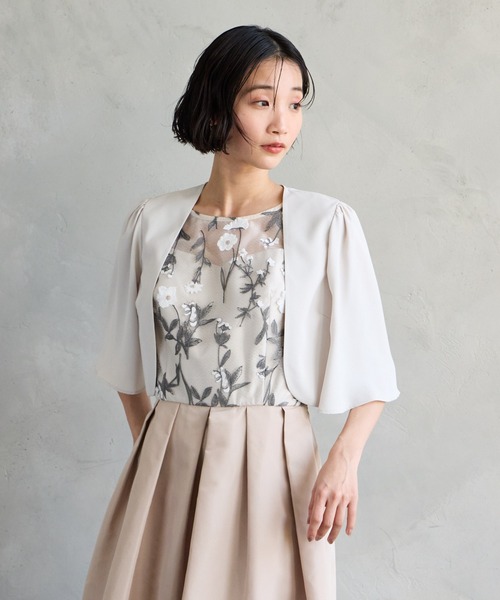 「AIMER」 ボレロ MEDIUM ベージュ レディース_画像6