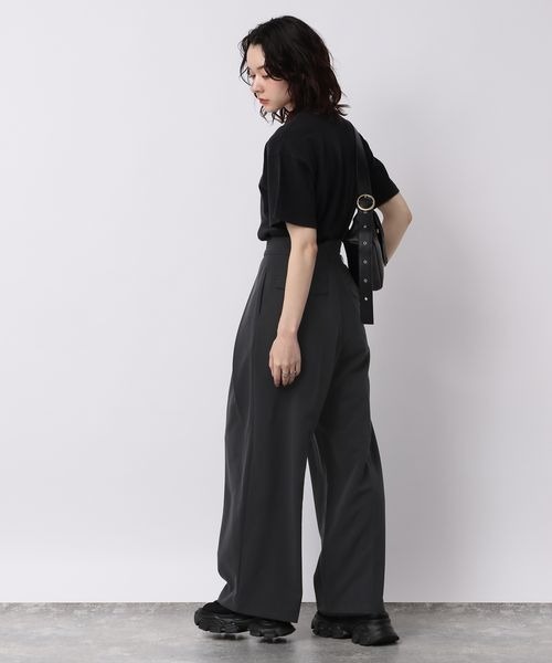「JEANASIS」 スラックス FREE オフホワイト レディース_画像3