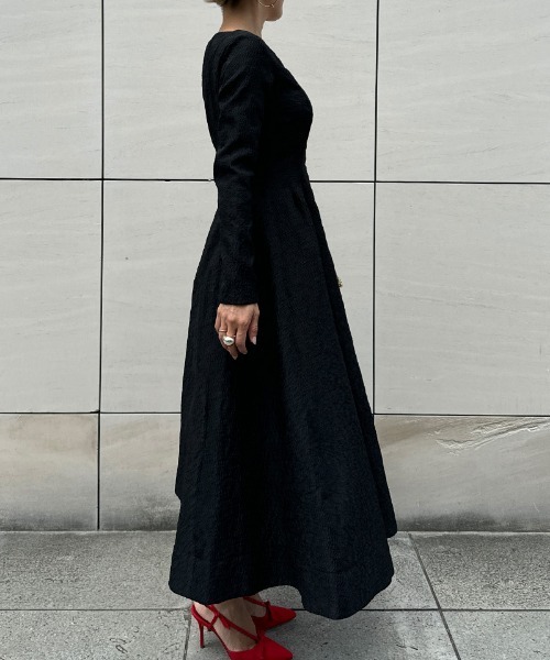 JENNE」 長袖ワンピース MEDIUM ブラック レディース : ZOZOTOWN Yahoo