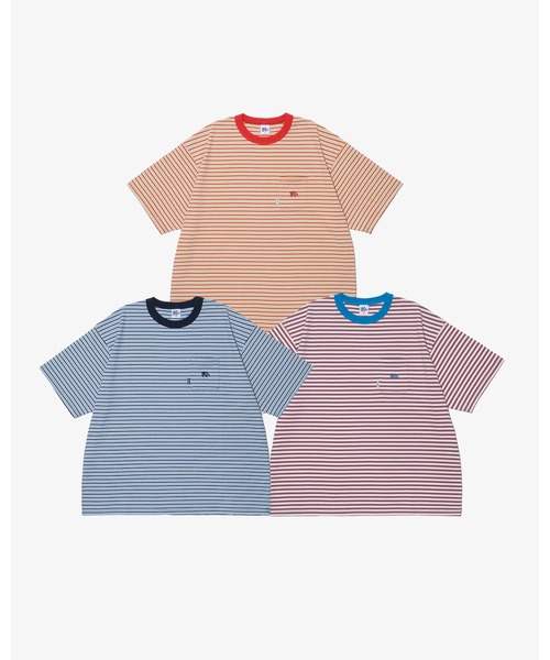 KEBOZ（ケボズ） tシャツ MULTI BORDER S/S TEE メンズ レディース