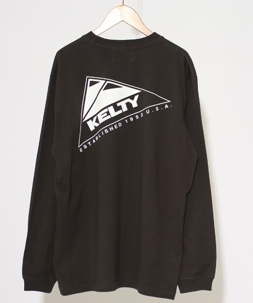 「KELTY」 長袖カットソー S スミクロ レディース_画像4