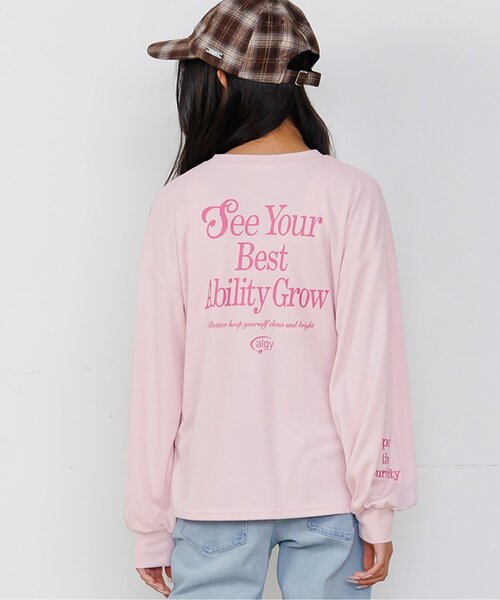 algy（アルジー） tシャツ もちふわロンT キッズ 子供服 女の子