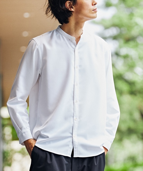 「EDIFICE」 長袖シャツ MEDIUM グレー メンズ_画像2