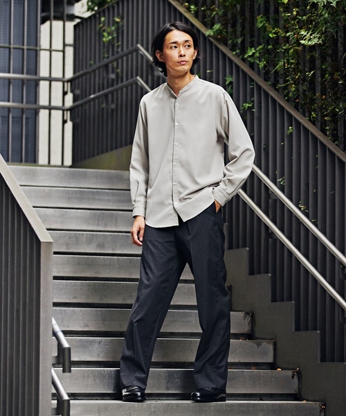 「EDIFICE」 長袖シャツ MEDIUM グレー メンズ_画像8