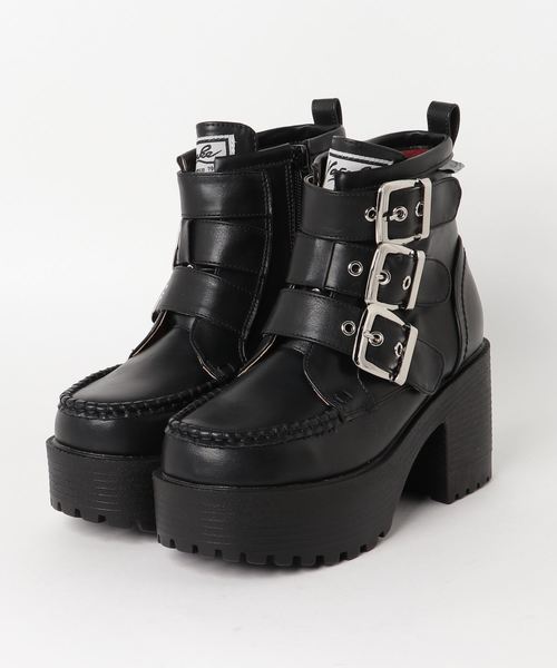 があります ブーツ Paypayモール店 通販 Paypayモール Yosuke 厚底3連ベルトショートブーツ があります ブーツ Paypayモール店 通販 Paypayモール Yosuke 厚底3連ベルトショートブーツ