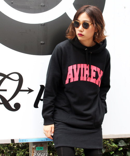 ワンピース Avirexbelle アビレックスベル スウェットプルオーバーパーカーワンピース Sweat Pullover Parka Onepi Zozotown Paypayモール店 通販 Paypayモール