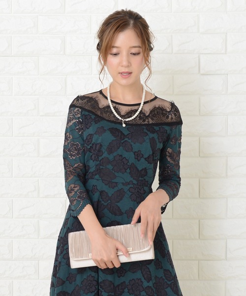 Lace Ladies（レースレディース） ドレス デコルテラインシースルー