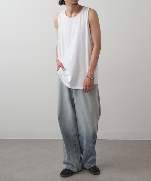 Tie Dye Punk Logo Tanktop - White – LÝFT