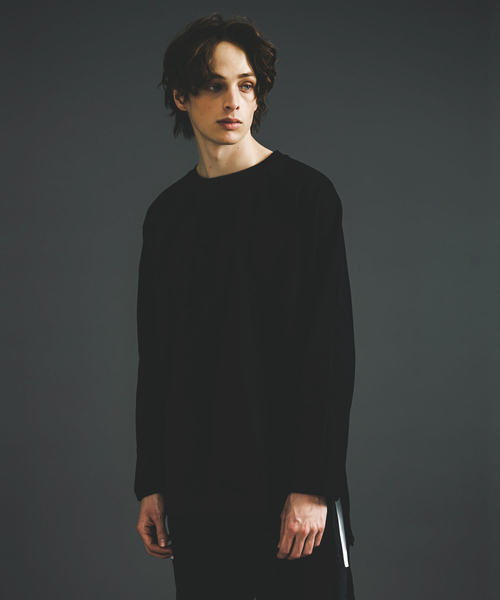新品　TIGHTBOOTH 長袖Tシャツ L 黒 プリント TIGHTBOOTH LABEL LOGO L/S T-SHIRT (Black)｜タイトブー