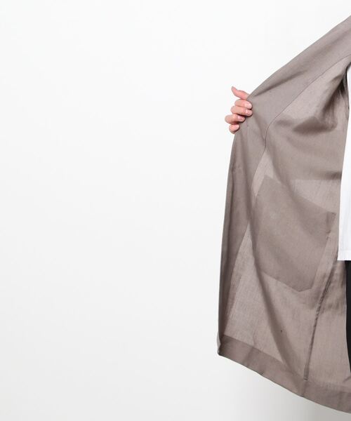 VOAAOV コート ジャケット 「VOAAOV」 bishu linen × polyester