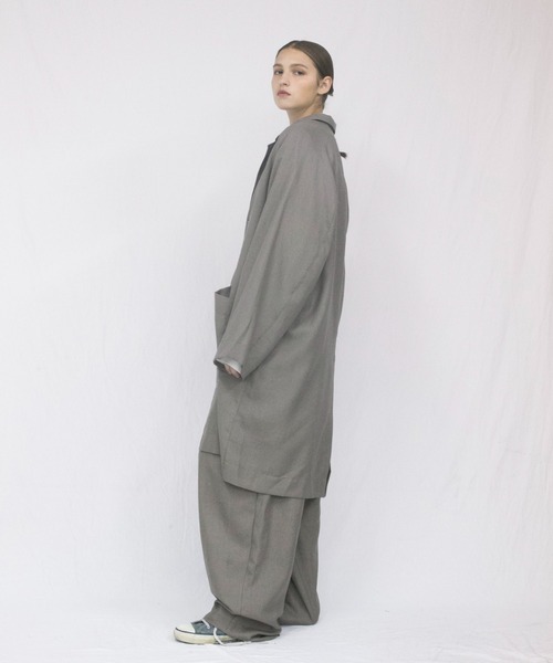 VOAAOV コート ジャケット 「VOAAOV」 bishu linen × polyester