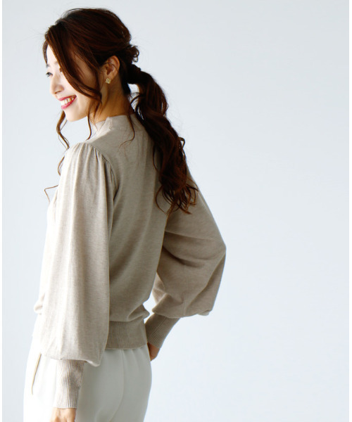 ニット セーター タートルの進化系女っぽニット レディース Ehre style ニット セーター タートルの進化系女っぽニット