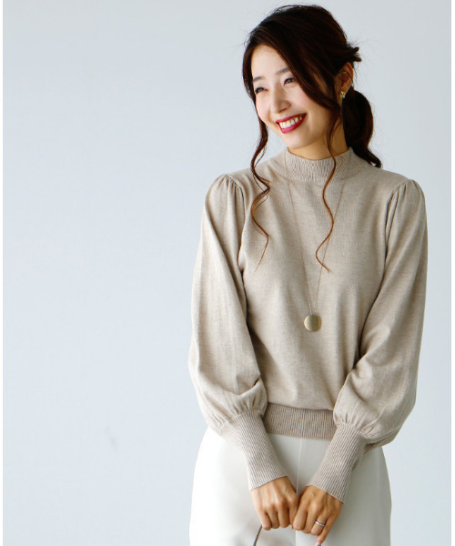 ニット セーター タートルの進化系女っぽニット レディース Ehre style ニット セーター タートルの進化系女っぽニット
