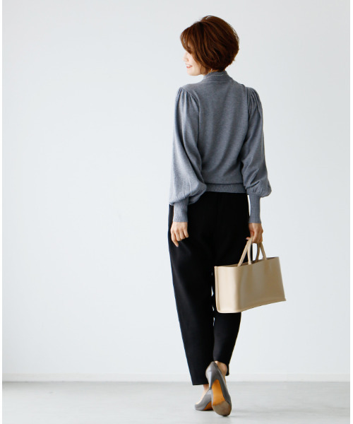 ニット セーター タートルの進化系女っぽニット レディース Ehre style ニット セーター タートルの進化系女っぽニット