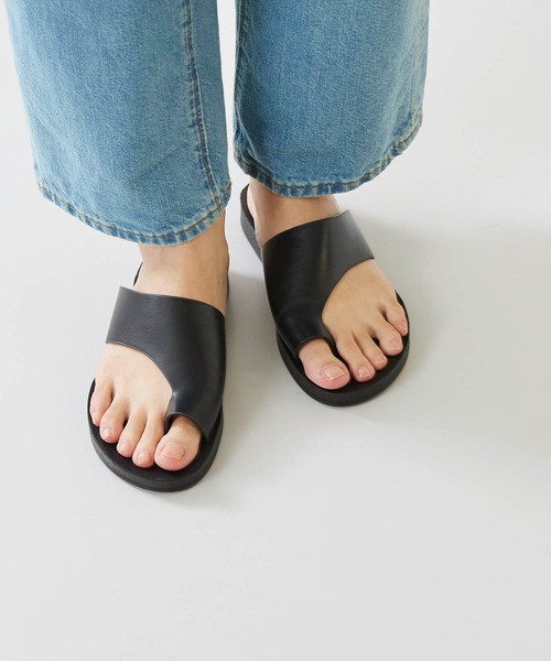 menue サンダル フラットヒール トングサンダル レディース : ZOZOTOWN