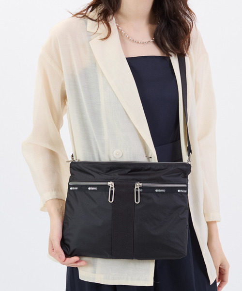 LeSportsac ショルダーバッグ バッグ POUCH CROSSBODY ブラックC