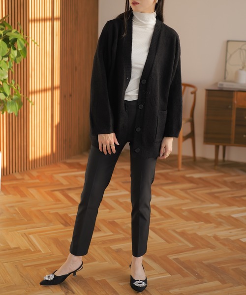 カーディガン モヘアルーズニットカーディガン レディース : ZOZOTOWN