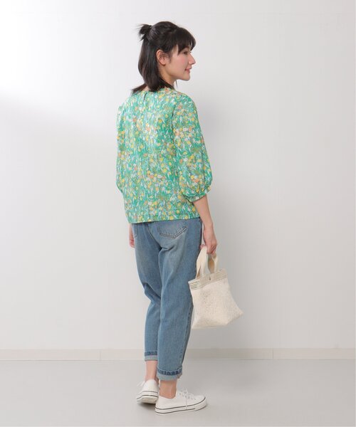 配色小花柄ブラウス《scent of spring》