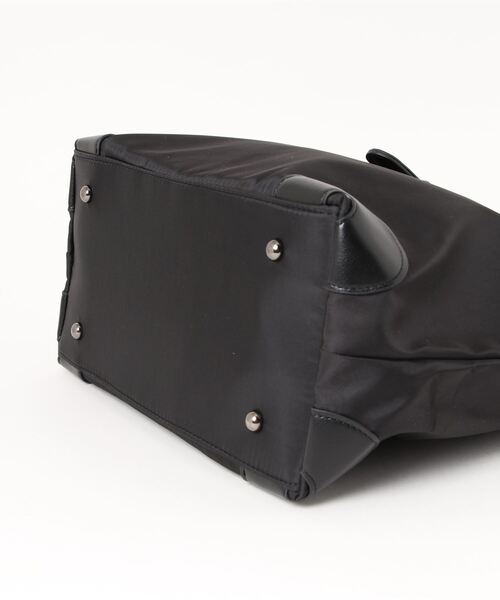 美品 BLACKレザーフラップトートバッグ 本革 LL ブラック ボストン大容量 レザーラボラトリー Leather Laboratory 防水レザー トートバッグ 大