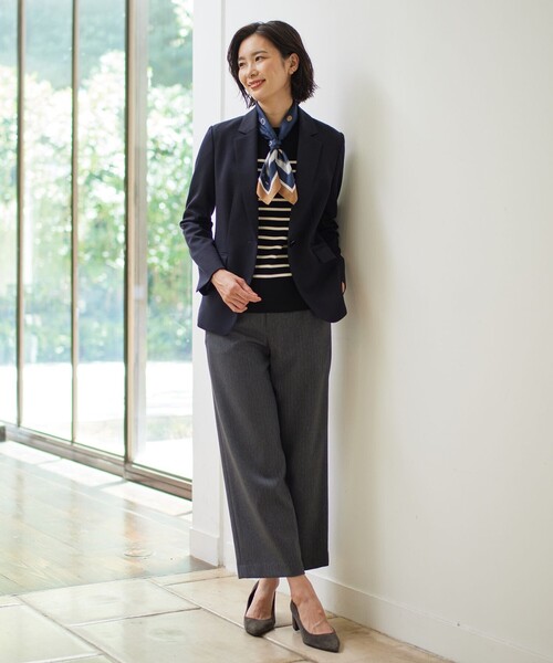 J.PRESS（J.プレス） パンツ 「洗える」LANATEC シャークスキン