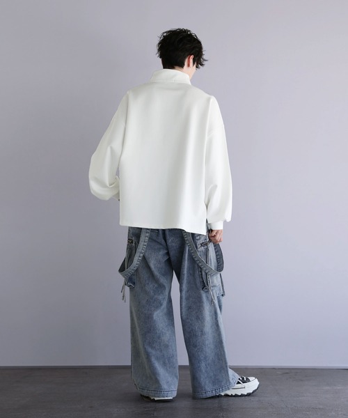 LILL トレーナー スウェット サイドスリットコットンポンチ