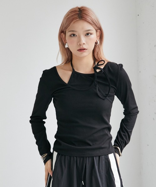 VeLV tシャツ Tシャツ NECK STRAP TOPS ネックストラップ