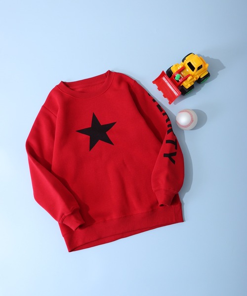 FUNALIVE トレーナー 裏起毛プリントトレーナー キッズ 子供服 男の子  