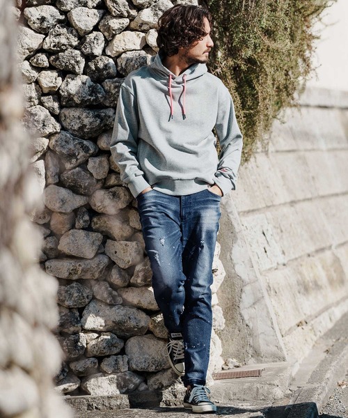 felkod（フィルコッド） ジーンズ mp12020- Distressed Stretch Skinny 