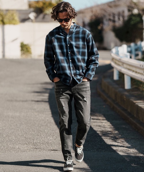 felkod（フィルコッド） ジーンズ mp12020- Distressed Stretch Skinny 