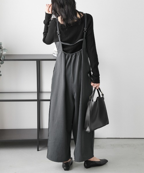 サロペット オーバーオール ワイドサロペット レディース : ZOZOTOWN