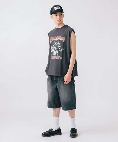 doublet グラフィックノースリーブシャツ ドウデュース グラフィカルノースリーブTシャツ（グレー/Gray