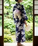 甚平 浴衣 簡単!1人で着れる高級綿麻セパレー...の詳細画像2