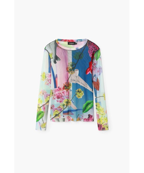 tシャツ AIRPLANE-LACROIX Tシャツロングスリーブ レディース
