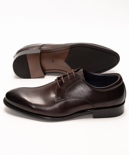 LUCIUS（ルシウス） ビジネスシューズ プレーントゥ レザー ビジネス