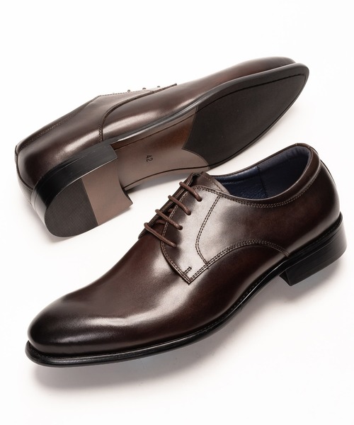 LUCIUS（ルシウス） ビジネスシューズ プレーントゥ レザー ビジネス