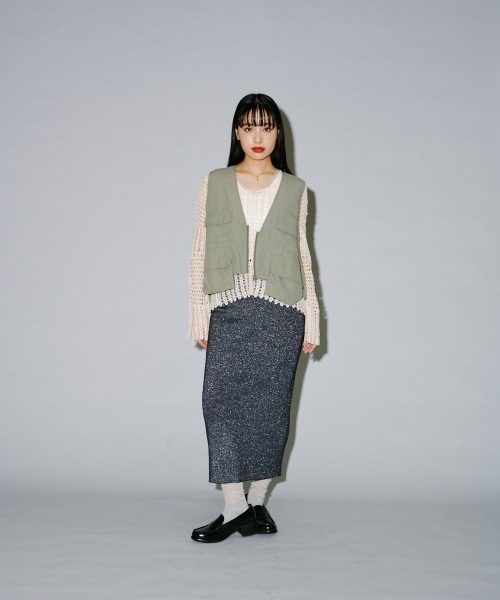 terrace ベスト ジレ ナイロン ショート丈タクティカルベスト