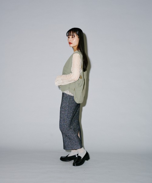 terrace ベスト ジレ ナイロン ショート丈タクティカルベスト