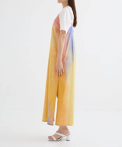 ワンピース 「SATORU SASAKI/サトルササキ」PRINTED SLIP DRESS/プリントキャミソールワンピース/キャミワンピの画像