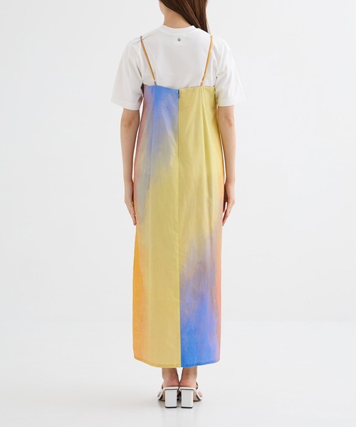 ワンピース 「SATORU SASAKI/サトルササキ」PRINTED SLIP DRESS/プリントキャミソールワンピース/キャミワンピの画像