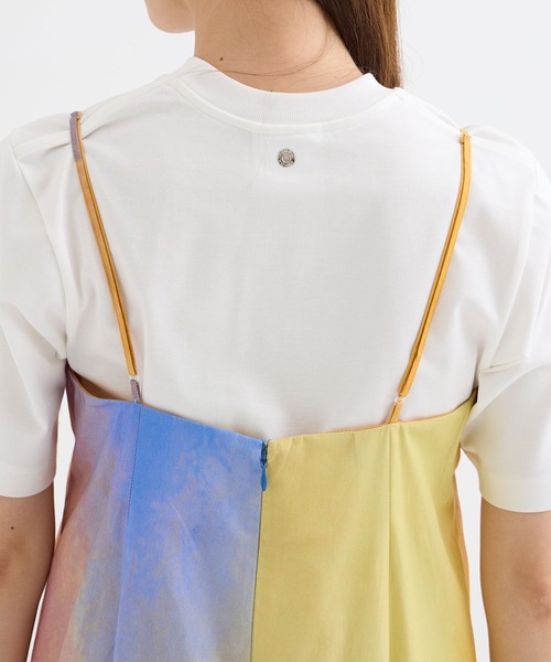 ワンピース 「SATORU SASAKI/サトルササキ」PRINTED SLIP DRESS/プリントキャミソールワンピース/キャミワンピの画像