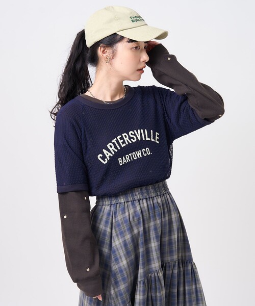 FREAK'S STORE（フリークスストア） tシャツ 半袖 シアーストライプ