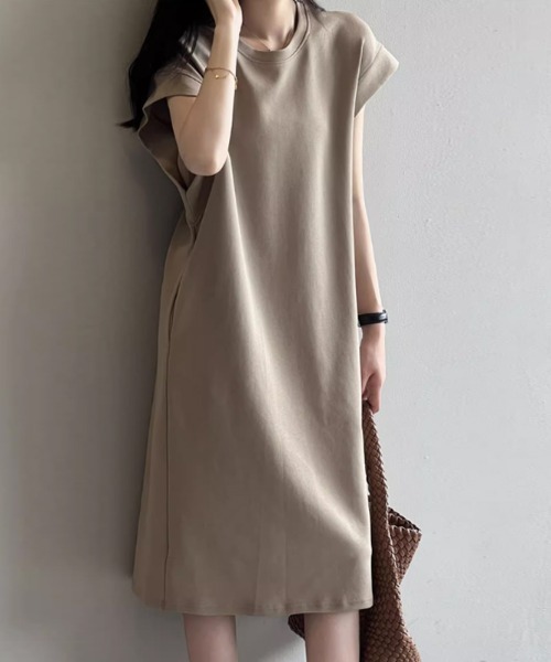 COCOMOMO ワンピース 「新色追加」 ワキ見え防止カバー付き フレンチ