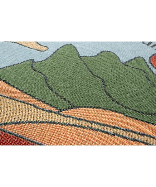 【VINTAGE】ラグ マット タペストリー 企業ロゴ 大判 184x131 BRID ラグ ラグマット ワッペンラグ / WAPPEN RUG「SQUARE