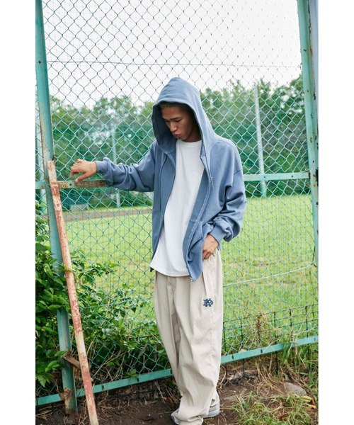 KEBOZ パーカー BB LOGO SWEAT FULL ZIP HOODIE メンズ