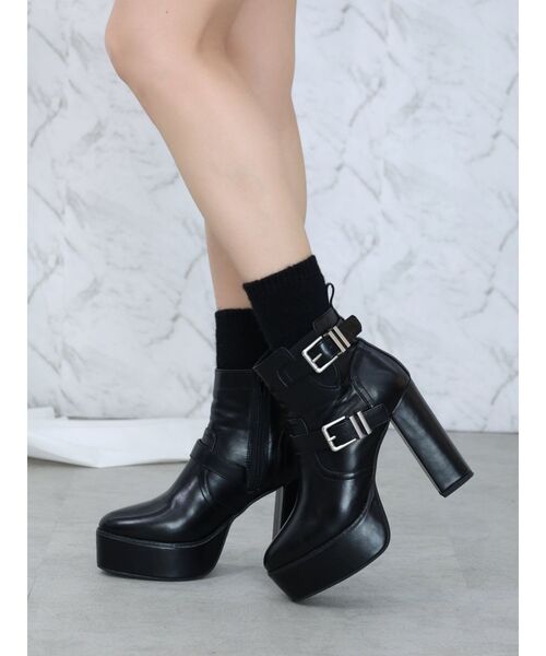 EATME（イートミー） ブーツ ベルテッドショートブーツ レディース