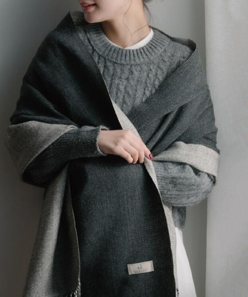 baloriginal フリンジ付きマフラー 当日発送】シンプルフリンジマフラー