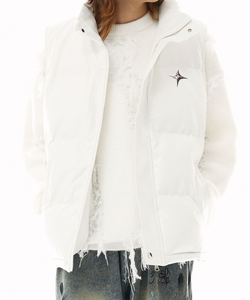   ホワイト ダウンベスト TATRAS（タトラス） ダウンベスト ベスト TATRAS / CLEMATIDE ダウン