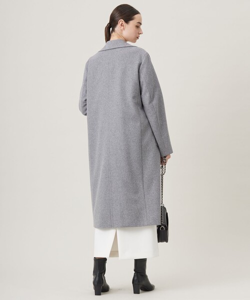 ICB（アイシービー） コート チェスターコート ウールカシミヤメルトン