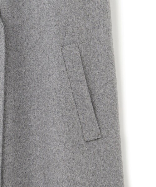 ICB（アイシービー） コート チェスターコート ウールカシミヤメルトン