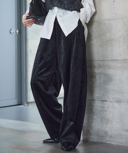 【未使用品】1PIU1UGUALE3 SPORT ロゴベロアリブパンツ サイズ5 1PIU1UGUALE3 - BIKER RIB PANTS / スキューバ ダブルジャージ